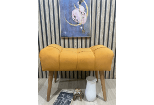 Koltuk döşeme Puf , ,hardal Sarı Puf, Çima Dikiş, Spor,