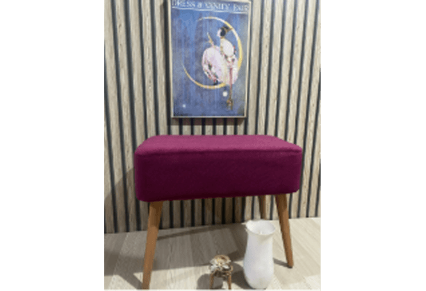 Koltuk döşeme PUF,MÜRDÜM ,ESTETİK MODERN AHŞAP AYAK, MÜ