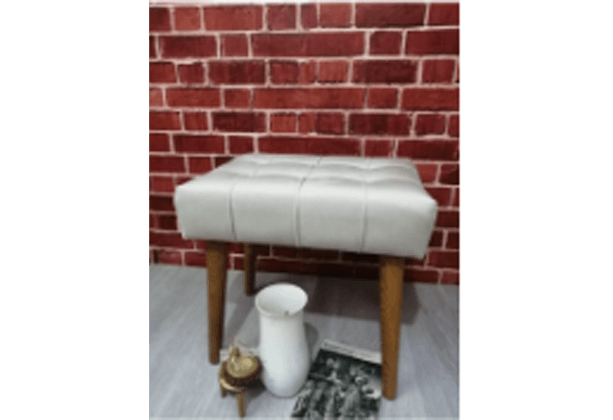 Koltuk döşeme Puf .krem Renk Çima Dikiş Spor Model Este